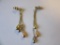 Pair of 10K Gold Earrings 2.4g