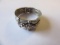 .925 Silver 4.7g Size 8.5 3-Flower Design Ring