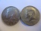 Pair of 1967/1968 .40 Silver Kennedy Half Dollars