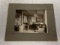 Antique Photo Man inside a cabin Home