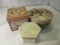 Lot of 3 Country Farm Theme Decorative Boxes