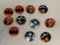 Lot of 11 BATMAN Pinbacks