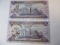Pair of 2003 Central Bank of Iraq 50 Dinars