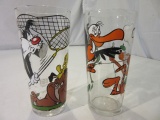 2 Looney Tunes Pepsi Collector Series Glasses