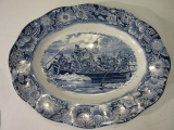 Liberty Blue Washington Crossing The Delaware Dish