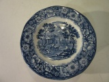 10 Liberty Blue Monticello Plates