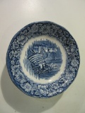 3 Liberty Blue Betsy Ross Dishes