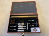 Gunmaster Universal Gun Cleaning Kit in Wood Case