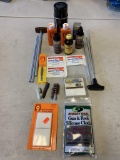 Lot of Gun Firearms Cleaning Supplies
