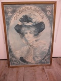 Wood Framed Olympia Beer Print