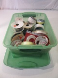 Small Bin Full of Ribbon