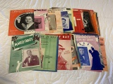 Lot of 36 Vintage Sheet Music 1920's-1950's