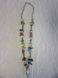 .925 Silver Zuni Fetish Necklace 19