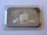 1973 .999 Silver 1oz Easter Bullion