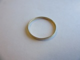 14K Gold 0.6g Size 8 Thin Ring