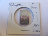 .999 Silver 5g Pandagram Bullion