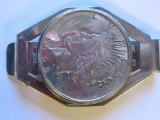 Silver-Nickel Money Holder w/ Silver Coin