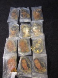 Lot of 12 Vintage WWF Key Chains