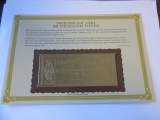 Series of 1861 $5 Demand Note Replica Danbury Mint