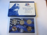 2003 United States Mint State Quarters Proof Set