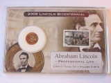 2009 Lincoln Bicentennial Penny and Stamp Set