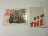Lot of The Time Machine Movie Poster & Lobby Cards
