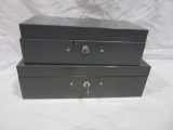 Set of 2 Lockboxes w/ Key