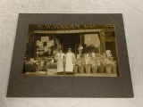 Antique S.W. KAAGAN Store Front Market Photo N.Y