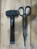 Sledgehammer and Industrial Shears