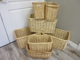 Large Lot of Wicker Baskets