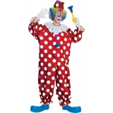 DOTTED CLOWN Adult Costume NEW by Rubie's