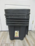 Lot of 9 Durability Modular Storage Containers