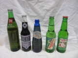5 Bottles of Vintage Soda