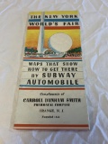 1939 THE NEW YORK WORLD'S FAIR. Maps on How to Get