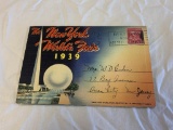 1939 New York World's Fair Fold Out Photo Booklet