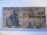 1897 Argentina 1 Peso Banknote