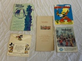 Lot of vintage WALY DISNEY Paper Items