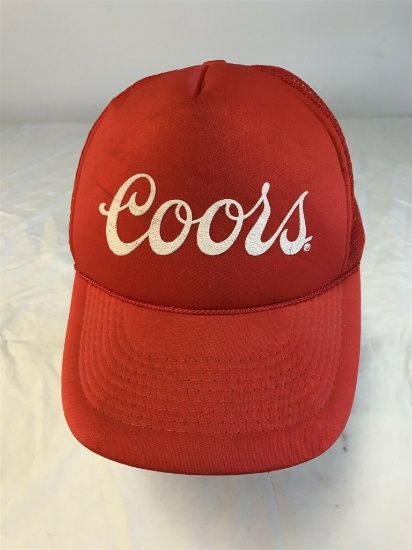 Vintage 80's Coors Mesh Snapback Trucker Hat