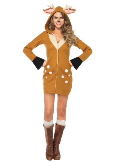 COZY FAWN Adult Costume Size Medium NEW