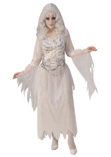 GHOSTLY WOMAN Adult Costume Size Small NEW