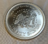 1 Troy Oz. Liberty Silver Round .999 Fine Silver