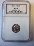 2005-P SMS Roosevelt Dime MS67