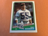 BRAIN BOSWORTH 1988 Topps Football ROOKIE Card
