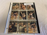 Lot of 18 Action Packed Basketball Cards GREATS