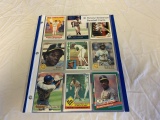 Lot of 36 RICKEY HENDERSON Baseball Cards