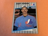 RANDY JOHNSON 1989 Fleer Baseball ROOKIE Card