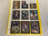 Lot of 9 2008 Masterpieces Football Cards