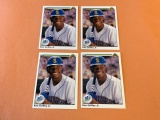 (4) KEN GRIFFEY JR 1990 Upper Deck Baseball Cards