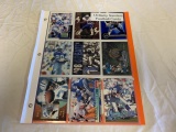 Lot of 18 BARRY SANDERS Football Cards
