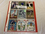 Lot of 18 STARS & INSERTS  Baseball Cards